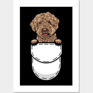 Funny Lagotto Romagnolo Pocket Dog Posters and Art